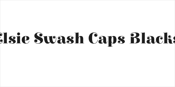 Elsie Swash Caps Blacks Logo