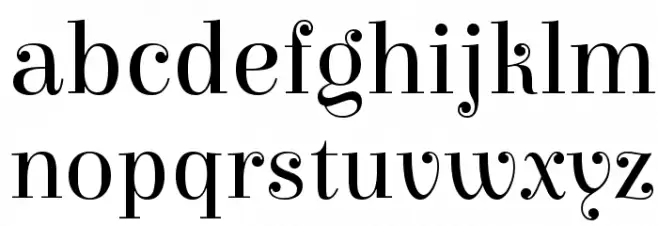 Elsie Swash Caps Regular Schriftart Kleinbuchstaben