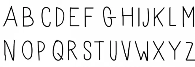 ElsieTallnSkinny Schriftart Groß