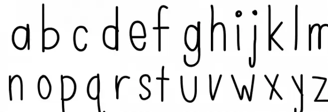 ElsieTallnSkinny خط أحرف صغيرة