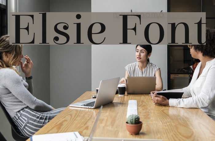 Elsie Font examples