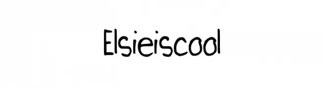 Elsieiscool  لخطوط تنزيل