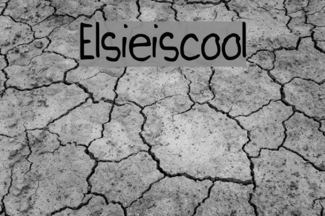 Elsieiscool Font examples