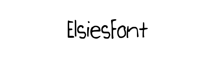 ElsiesFont  baixar fontes gratis