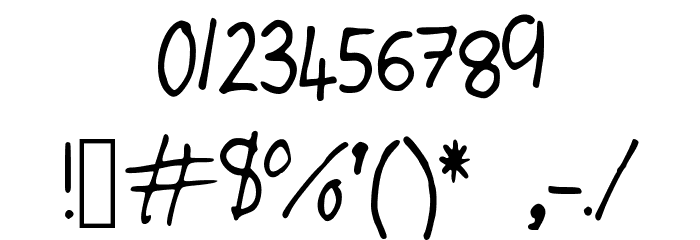 ElsiesFont Font OTHER CHARS