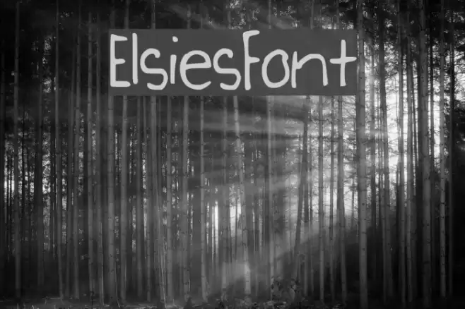 ElsiesFont Font examples