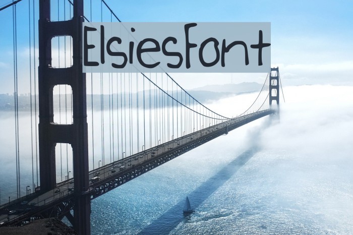 ElsiesFont Font examples