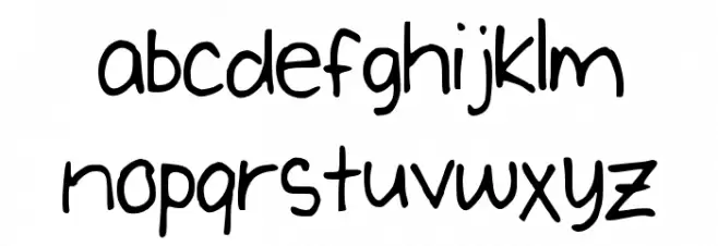 ElsiesFont Font LOWERCASE