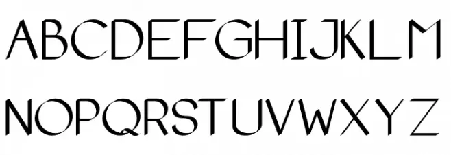 Elster Sans Caratteri MAIUSCOLE