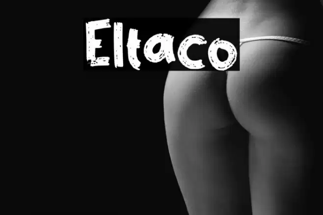 Eltaco Font examples