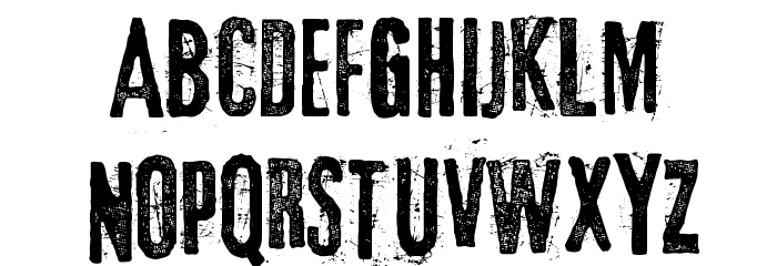 Eltercerhombre-Normal Font LOWERCASE