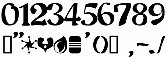 Eltic Font OTHER CHARS