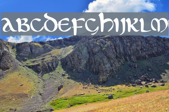 Eltic Font examples