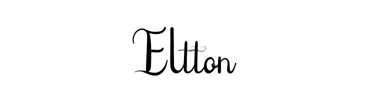Eltton  フリーフォントのダウンロード