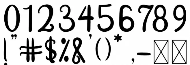 Eltton Font OTHER CHARS