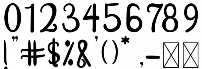 Eltton Font OTHER CHARS