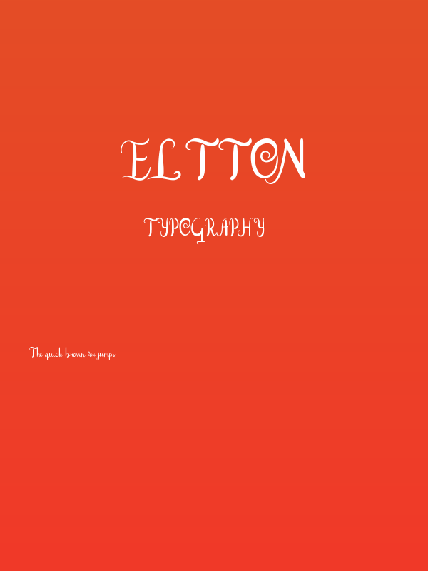 Eltton Poster