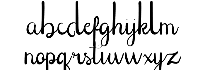 Eltton Font LOWERCASE