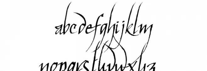 ElvenCommonSpeak フォント 小文字
