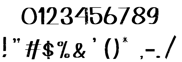 Elvian Regular Font OTHER CHARS