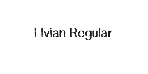 Elvian Regular Logo