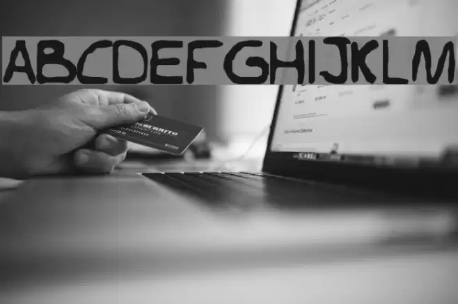 Elvifrance Font examples