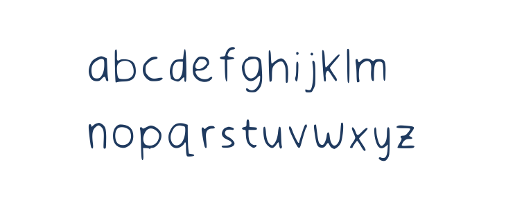 Elvina Amelia Regular Lowercase