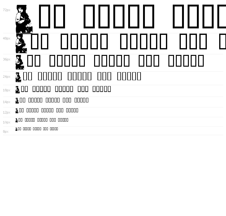 Elvira Dingbats Waterfall