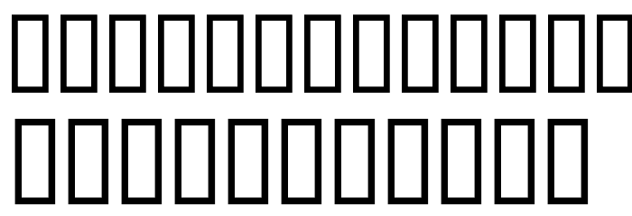 Elvira Dingbats Font LOWERCASE