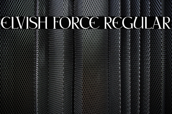 Elvish Force Regular Example 2