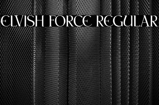Elvish Force Regular Example 2