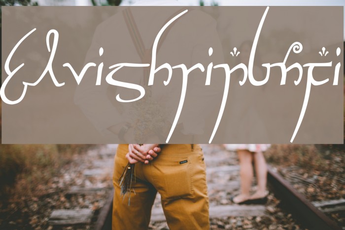 ElvishRingNFI Font examples
