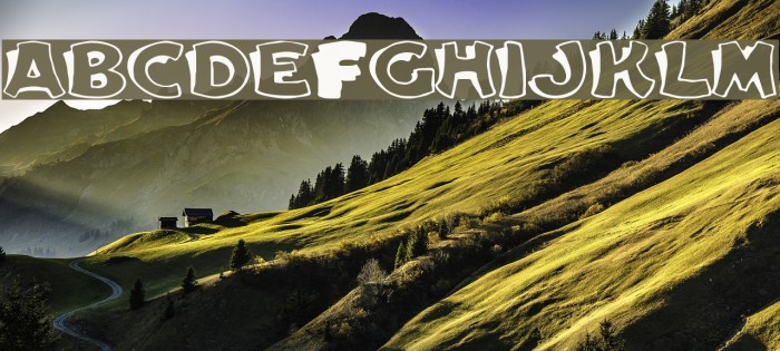 Elwood Bold Font examples