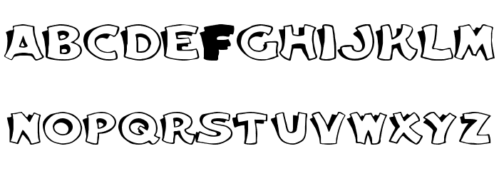 Elwood Bold Font LOWERCASE