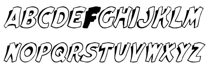 Elwood Italic Font LOWERCASE