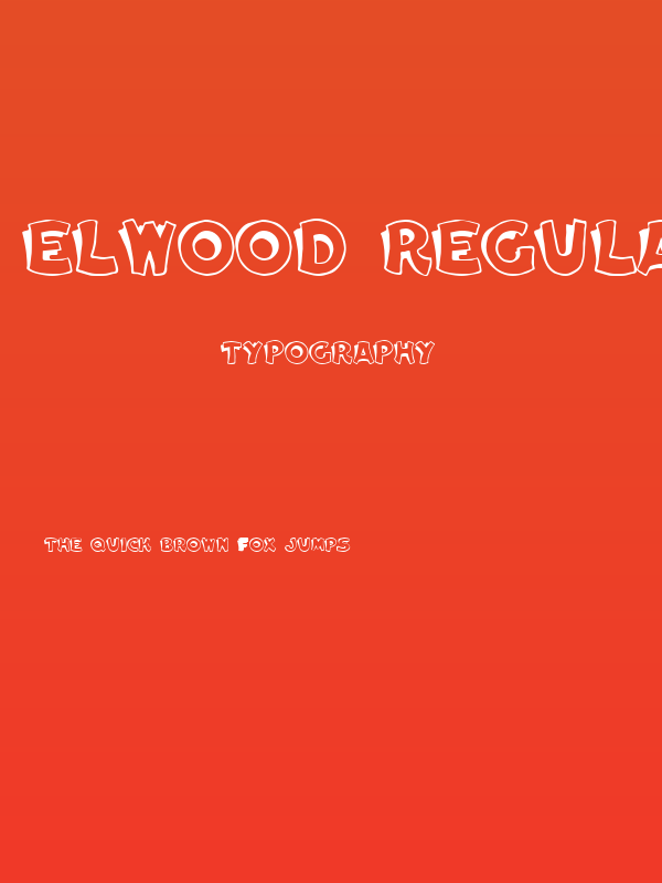 Elwood Regular Poster