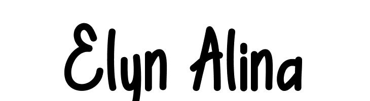 Elyn Alina  font caratteri gratis