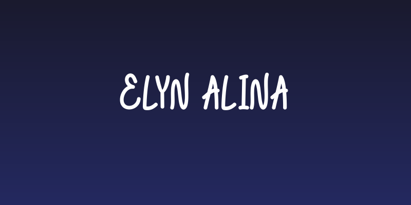 Elyn Alina Social Header