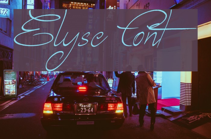 Elyse Font examples