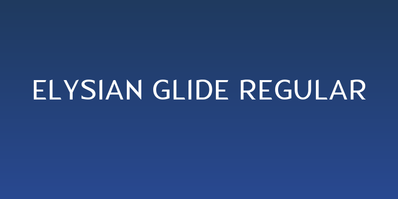 Elysian Glide Regular Social Header