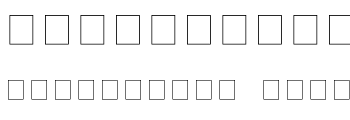 Elzevier Caps Regular Font OTHER CHARS