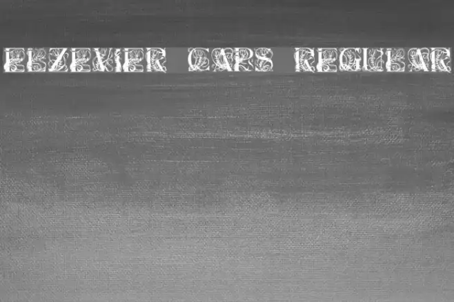 Elzevier Caps Regular Example 1