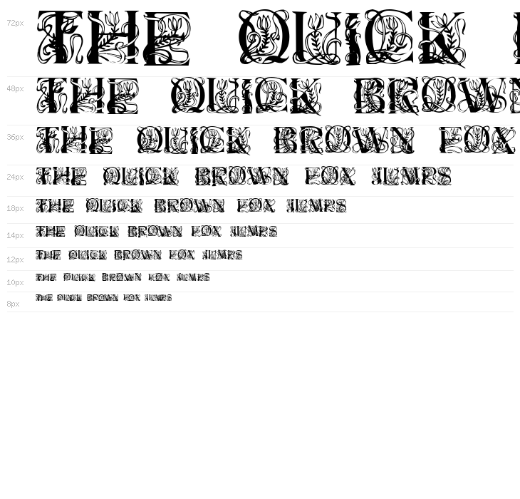 Elzevier Caps Regular Waterfall