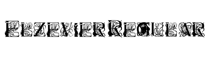 Elzevier Regular  Frei Schriftart Herunterladen