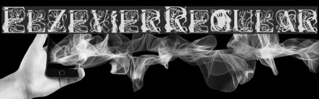 Elzevier Regular Font examples