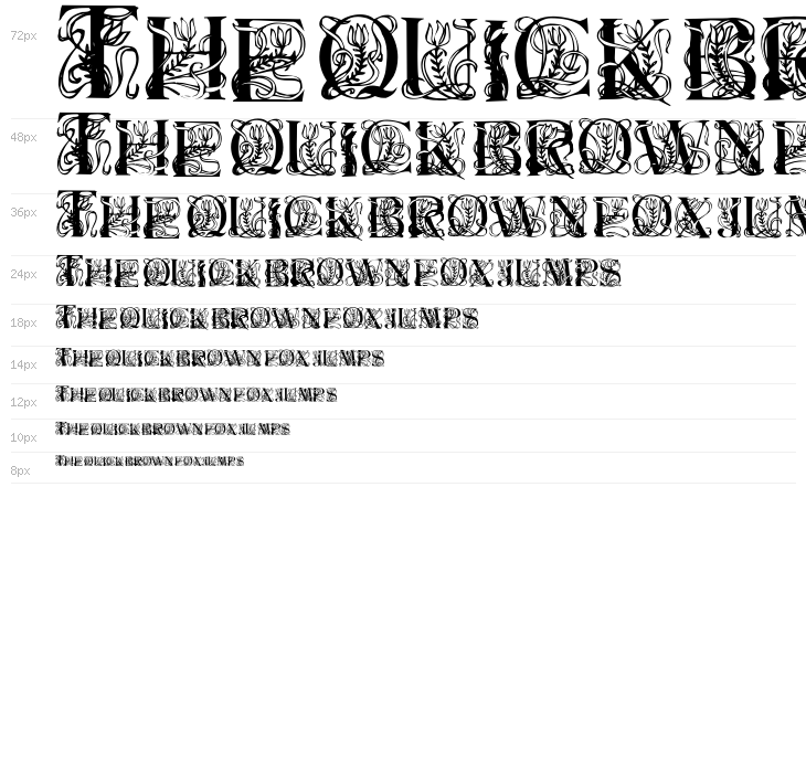 Elzevier Regular Waterfall