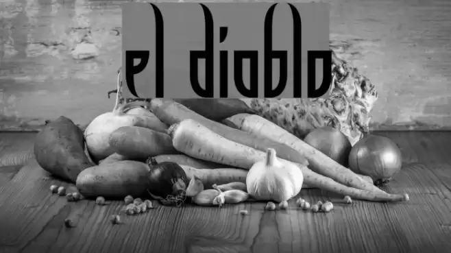 el Diablo Font examples