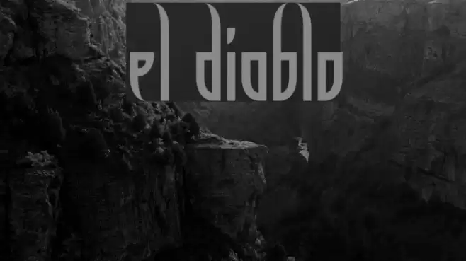 el Diablo Font examples
