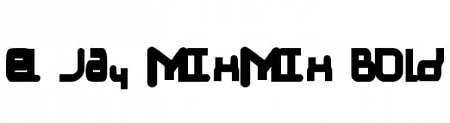 el Jay mixmix Bold  Frei Schriftart Herunterladen