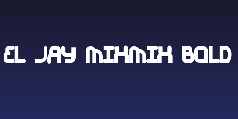 el Jay mixmix Bold Social Header
